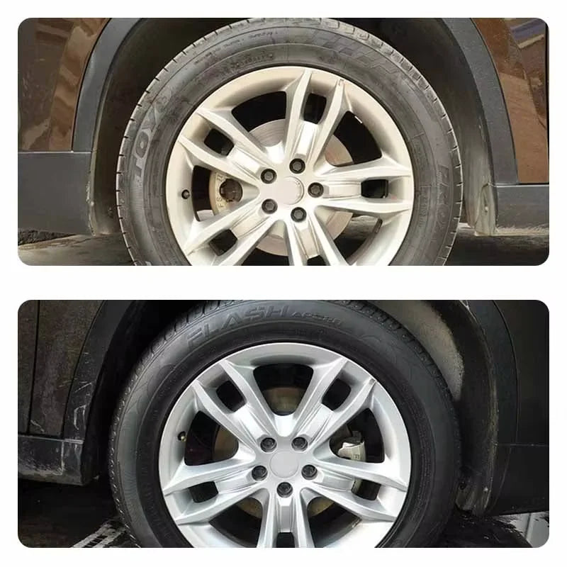 Tire Shine Spray – Long-Lasting Black Gloss Tire & Trim Restorer