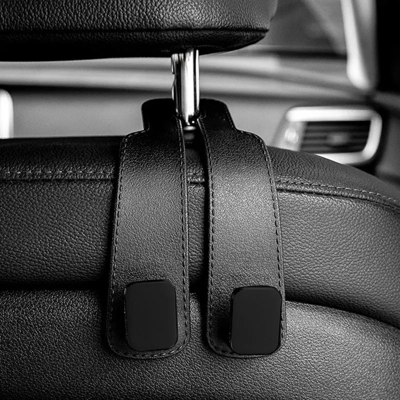 Car Headrest Hooks – Heavy-Duty Seat Back Organizer for Bags, Groceries & More