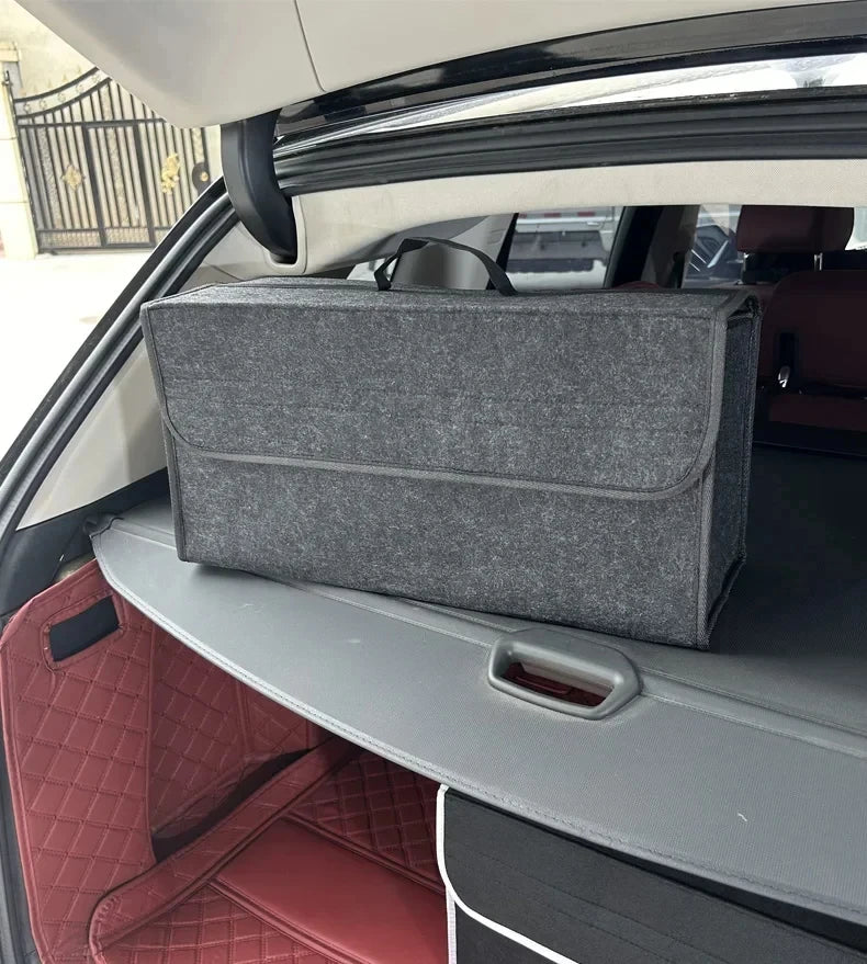 PREMIUM FOLDABLE CAR TRUNK ORGANIZER-LARGE CAPACITY STORAGE BOX