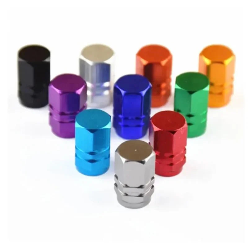 Aluminum Alloy Tire Valve Stem Caps – Dustproof Wheel Accessories
