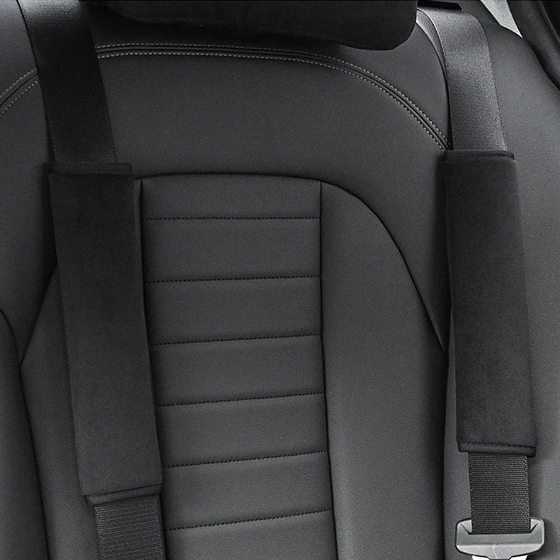 2-Pack Seat Belt Shoulder Pads – Soft Comfort Seat Belt Covers