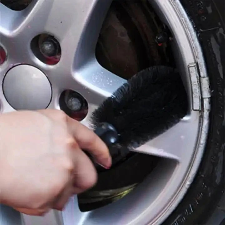 Car Wheel Cleaning Brush – Tire & Rim Detailing Brush