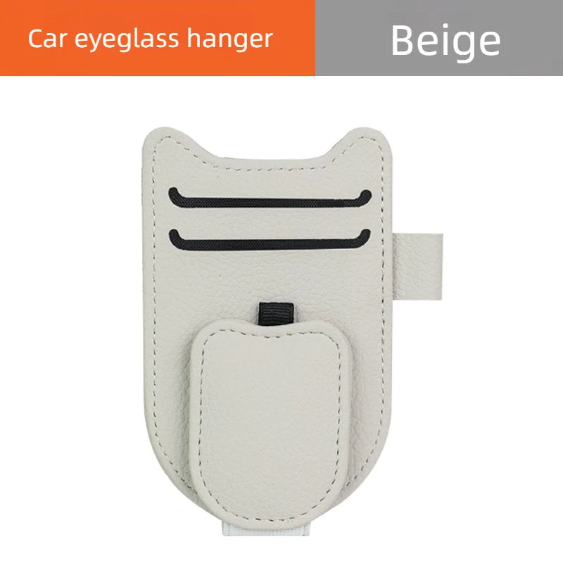 Magnetic Car Sunglasses Holder – Sun Visor Glasses Clip
