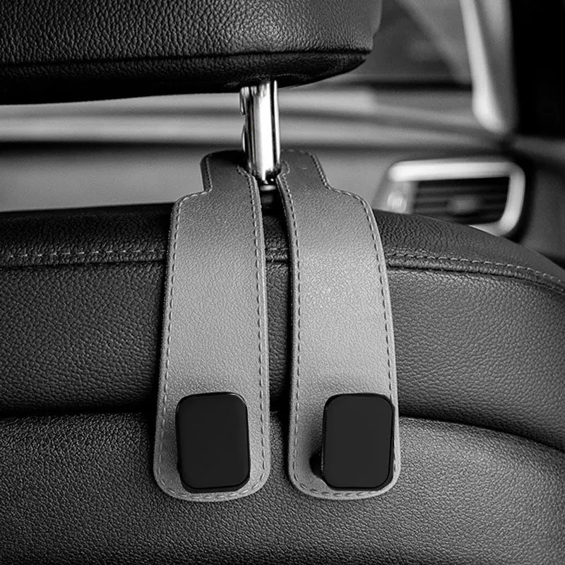 Car Headrest Hooks – Heavy-Duty Seat Back Organizer for Bags, Groceries & More