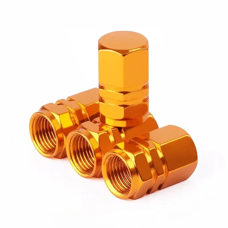 Aluminum Alloy Tire Valve Stem Caps – Dustproof Wheel Accessories