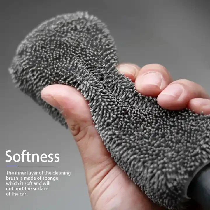 Car Wheel Cleaning Brush – Tire & Rim Detailing Brush
