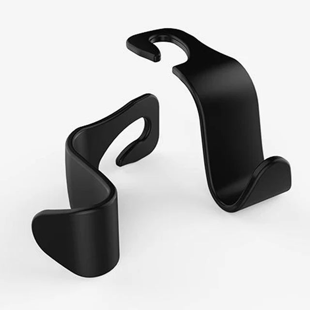 Car Headrest Hooks – Seat Back Organizer & Bag Hanger (1/4 Pack)