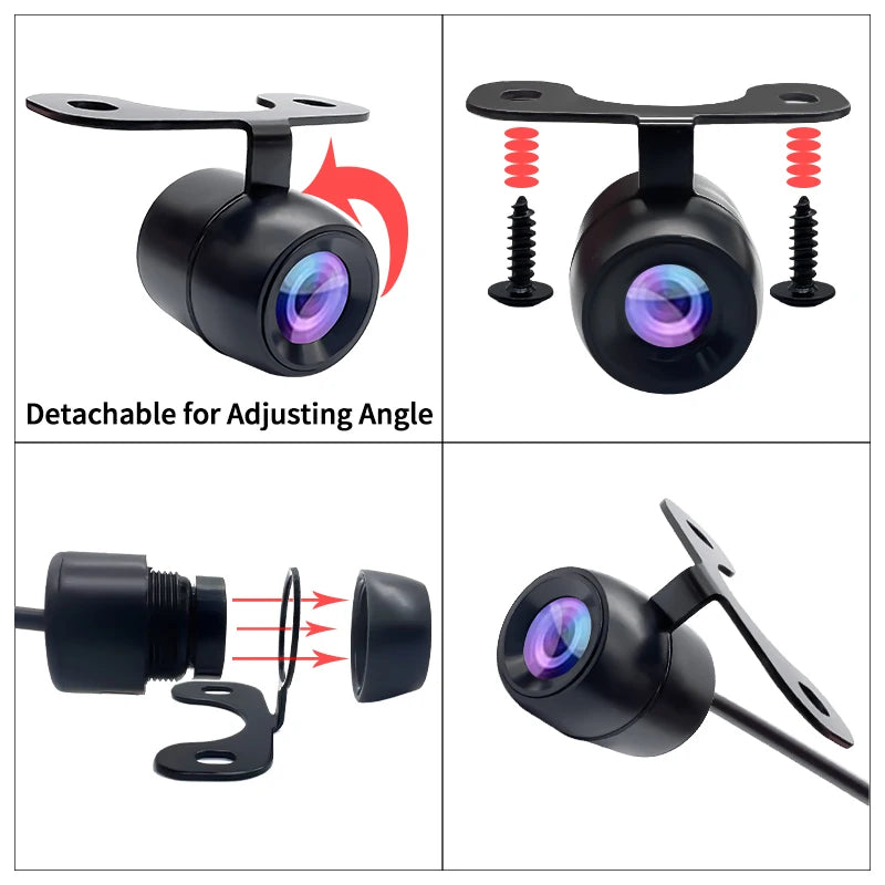 HD Car Reverse Camera – Waterproof Night Vision Wide Angle Backup Parking Camera