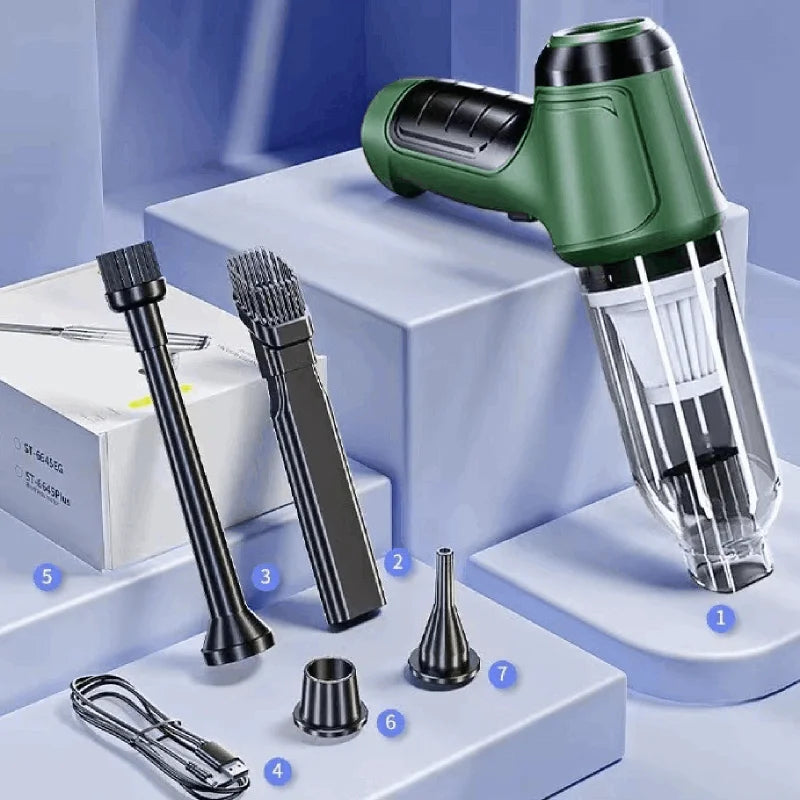 PORTABLE WIRELESS CAR VACUUM CLEANER-HIGH-POWER MINI HANDHELD VACUUM