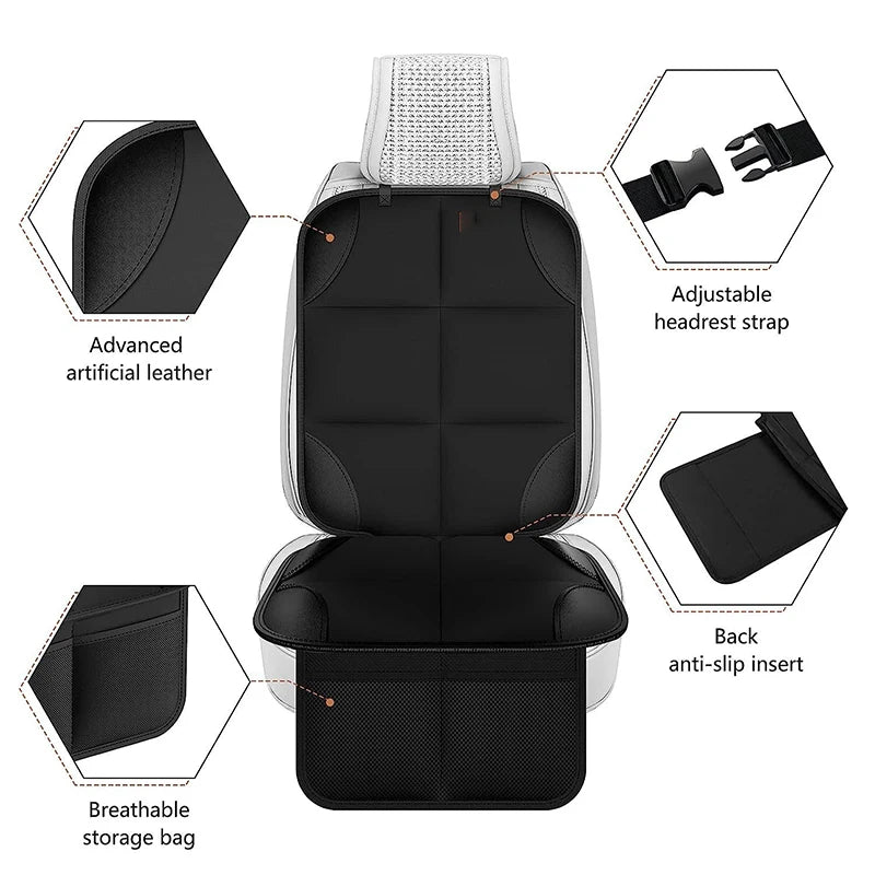 Universal Car Seat Protector Mat – Waterproof Anti-Slip Baby Seat Cover
