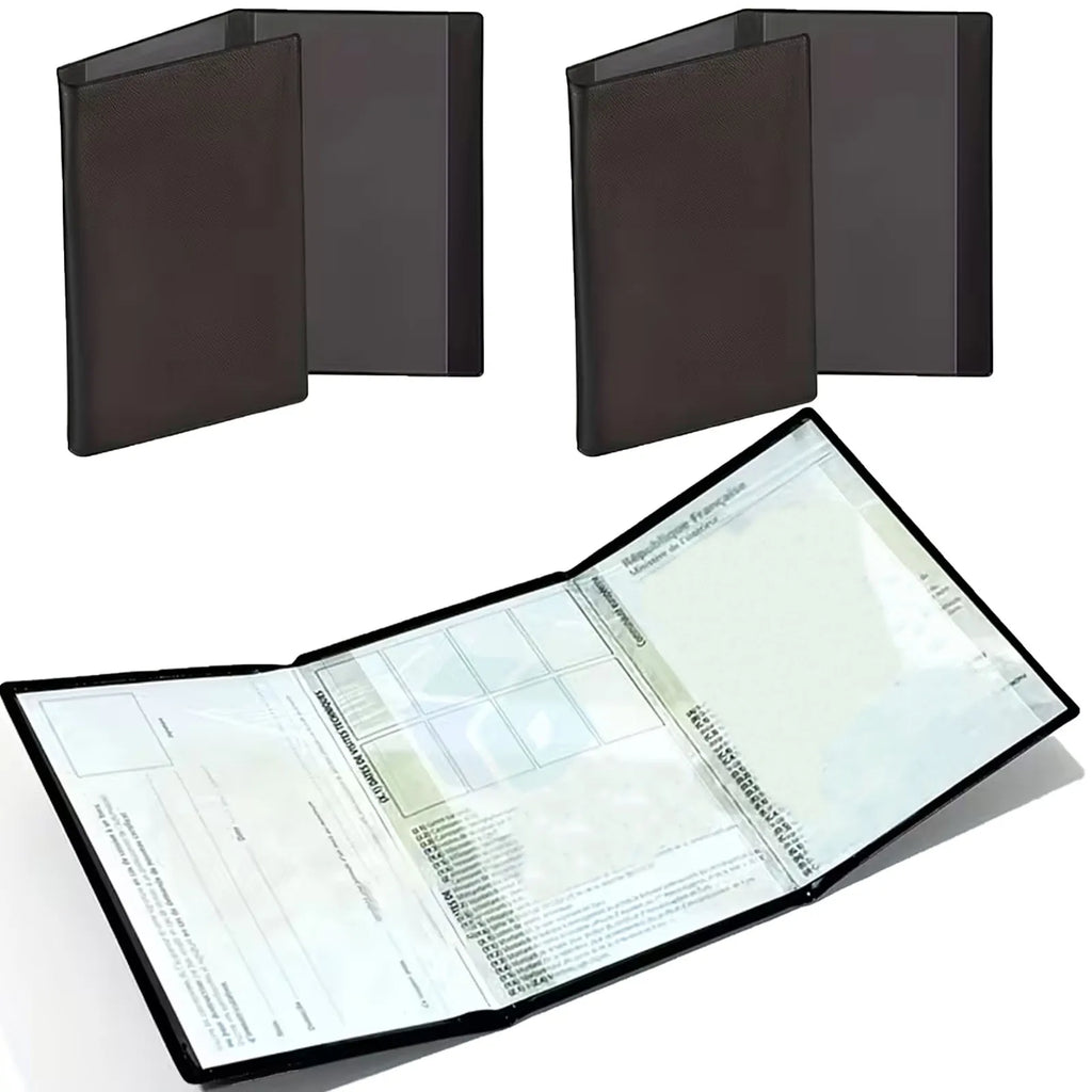 Vehicle Registration & Insurance Card Holder – Transparent Document Sleeve (1/2 Pack)