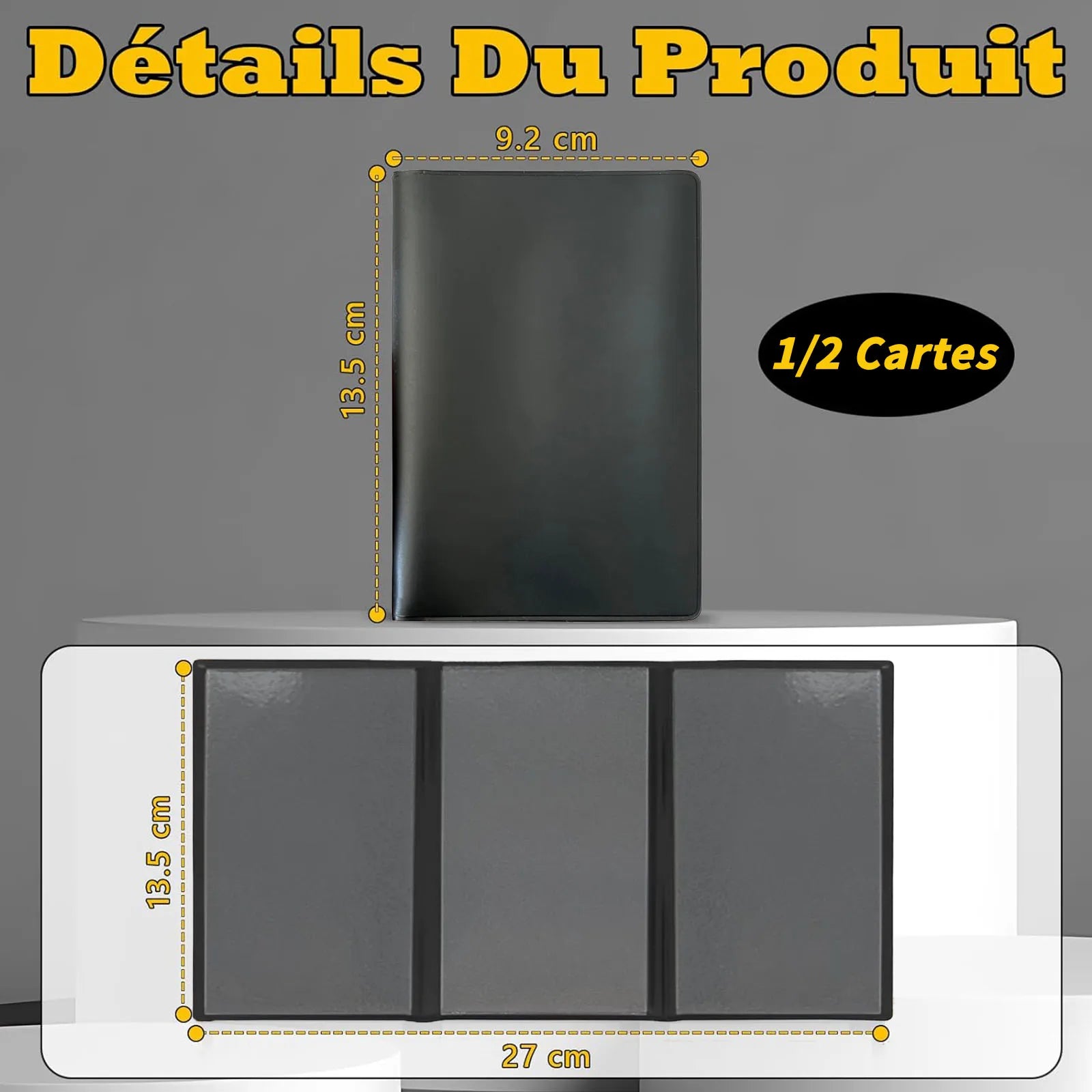 Vehicle Registration & Insurance Card Holder – Transparent Document Sleeve (1/2 Pack)