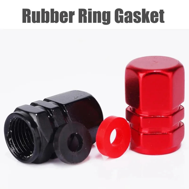 Aluminum Alloy Tire Valve Stem Caps – Dustproof Wheel Accessories