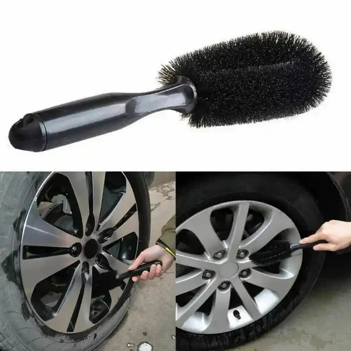 Car Wheel Cleaning Brush – Tire & Rim Detailing Brush