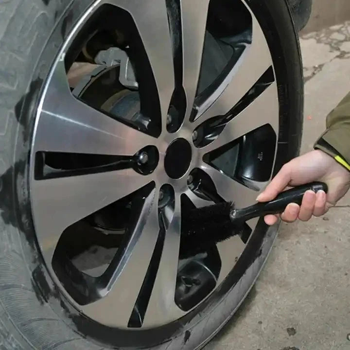 Car Wheel Cleaning Brush – Tire & Rim Detailing Brush