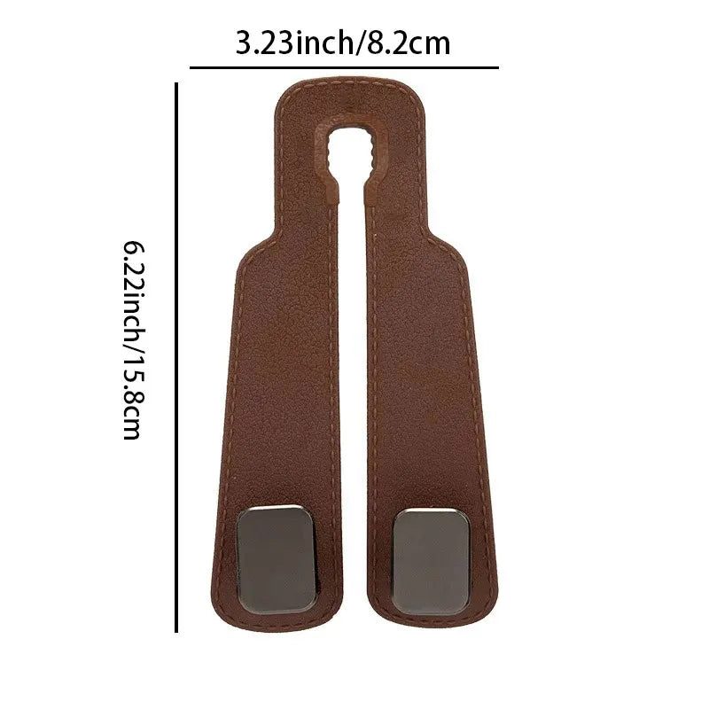 Car Headrest Hooks – Heavy-Duty Seat Back Organizer for Bags, Groceries & More