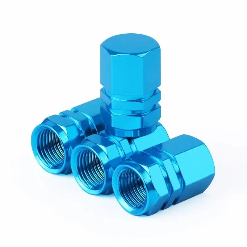 Aluminum Alloy Tire Valve Stem Caps – Dustproof Wheel Accessories