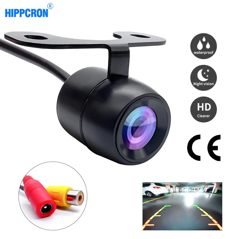 HD Car Reverse Camera – Waterproof Night Vision Wide Angle Backup Parking Camera