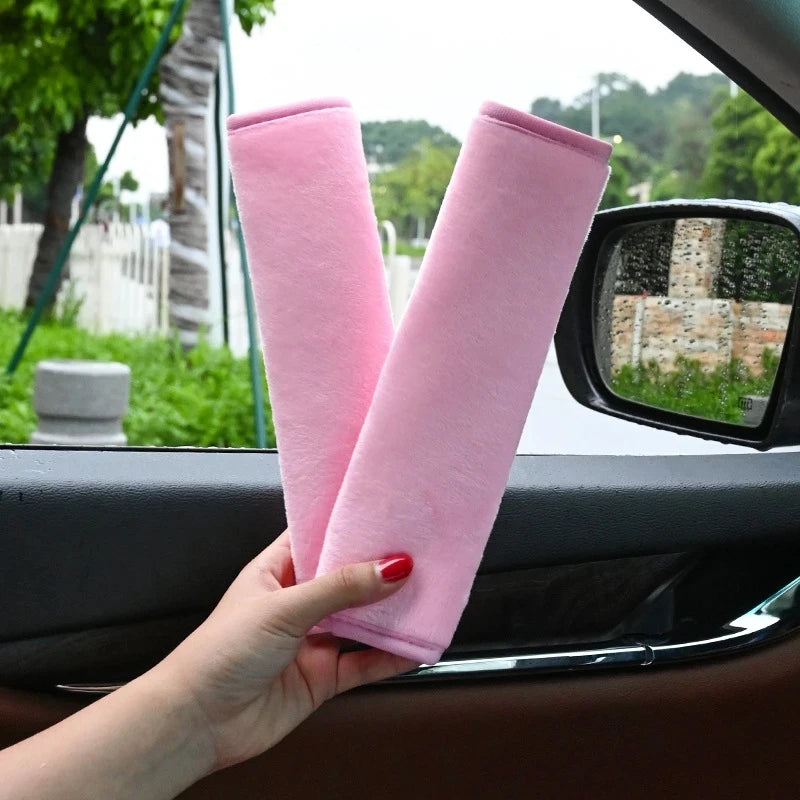 2-Pack Seat Belt Shoulder Pads – Soft Comfort Seat Belt Covers