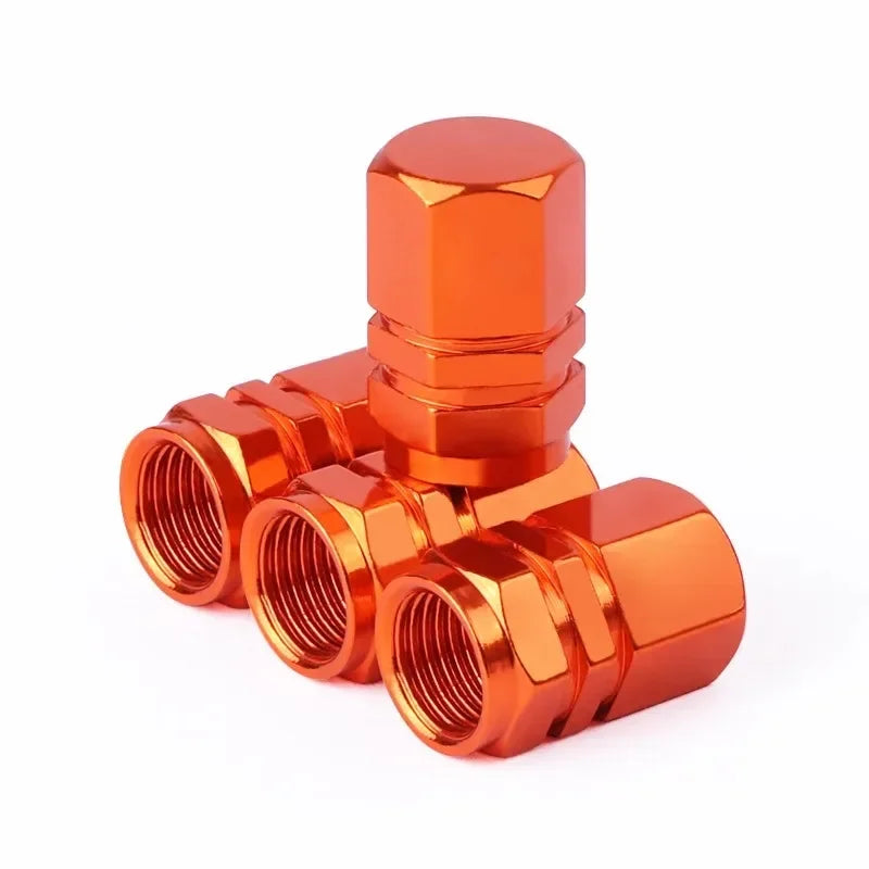 Aluminum Alloy Tire Valve Stem Caps – Dustproof Wheel Accessories