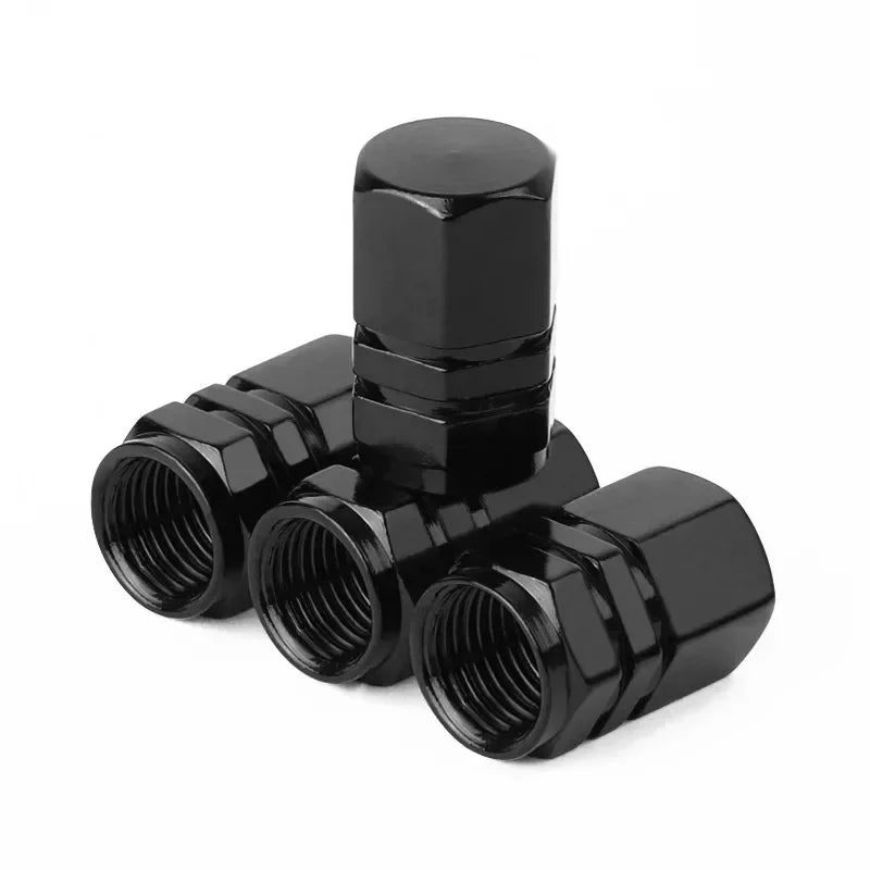 Aluminum Alloy Tire Valve Stem Caps – Dustproof Wheel Accessories