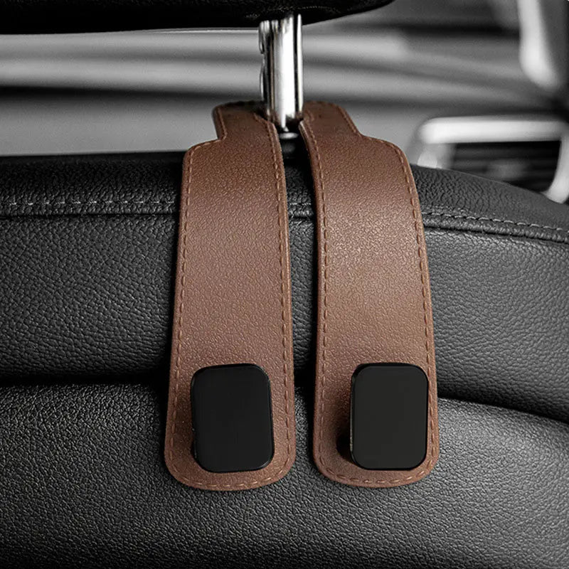 Car Headrest Hooks – Heavy-Duty Seat Back Organizer for Bags, Groceries & More
