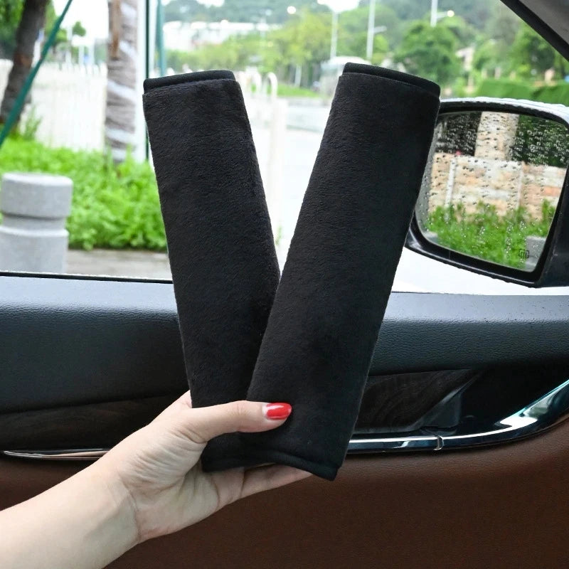 2-Pack Seat Belt Shoulder Pads – Soft Comfort Seat Belt Covers