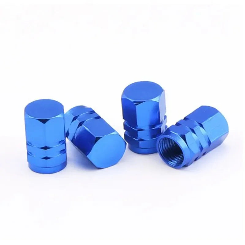 Aluminum Alloy Tire Valve Stem Caps – Dustproof Wheel Accessories