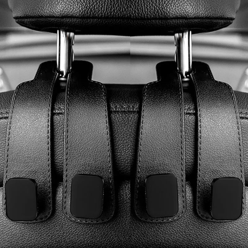 Car Headrest Hooks – Heavy-Duty Seat Back Organizer for Bags, Groceries & More