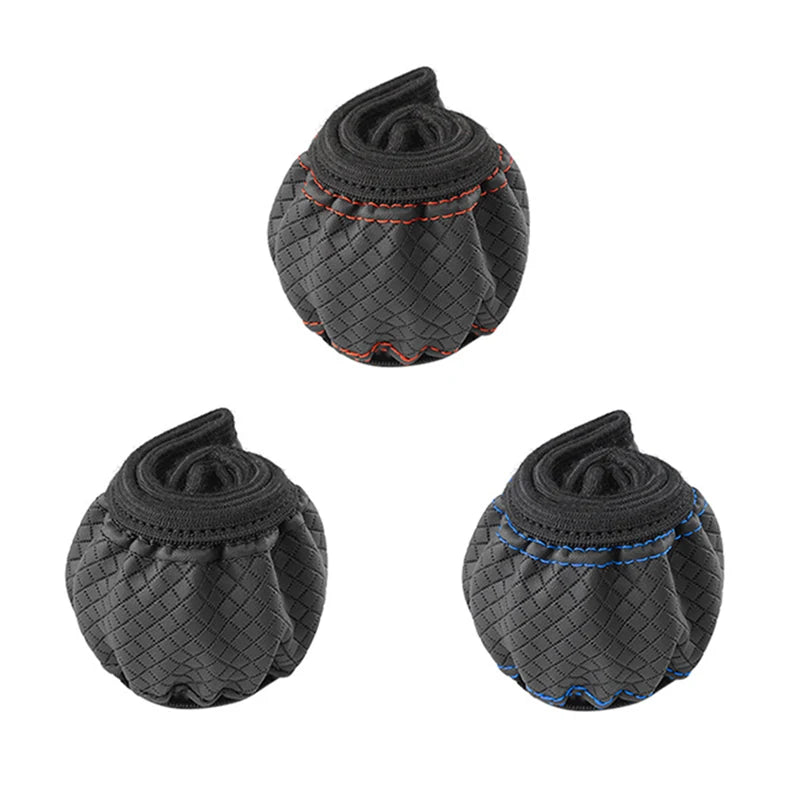 SEAMETAL Universal Steering Wheel Cover – Anti-Slip Microfiber Leather (37–39CM)