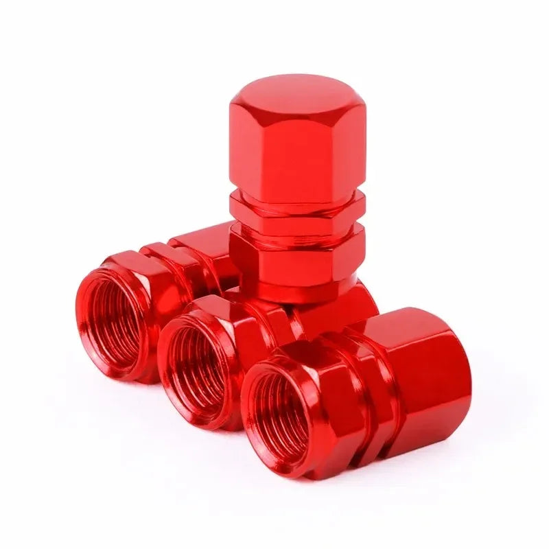 Aluminum Alloy Tire Valve Stem Caps – Dustproof Wheel Accessories