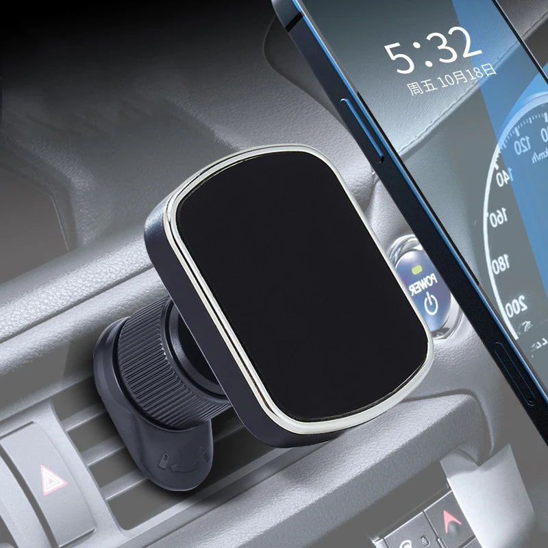 Magnetic Car Phone Mount – Powerful Hold & One-Hand Operation