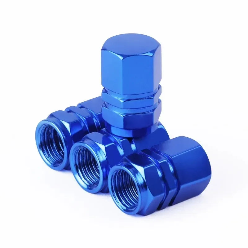 Aluminum Alloy Tire Valve Stem Caps – Dustproof Wheel Accessories