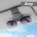 Magnetic Leather Sunglasses Holder – Car Sun Visor Glasses & Ticket Clip